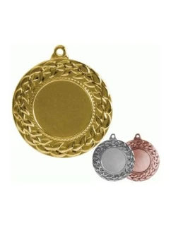 Medal złoty z miejscem na emblemat 25 mm - medal stalowy