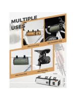 Brašna na kolo Rockbros 2v1 2l černá