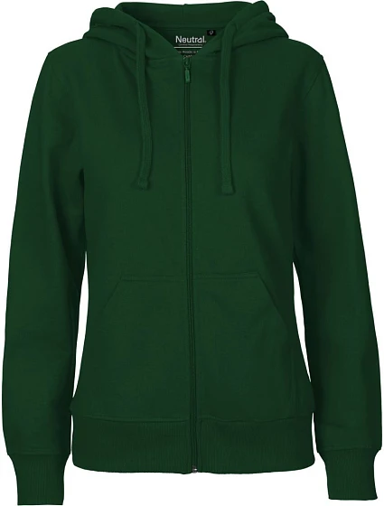 O Dámská mikina s kapucí z bio bavlny bottle green model 22506052 - Neutral O Dámská mikina s kapucí z bio bavlny bottle green model 22506052 - Neutral