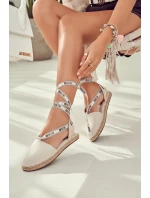 Dámské vázané espadrilky Big Star model 21577575 Béžová - Big Star Shoes Dámské vázané espadrilky Big Star model 21577575 Béžová - Big Star Shoes