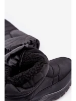 Pánské Sněhule Na Zip Zateplené Kožešinou Černé model 21681332 - Boto