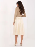 Spódnica DHJ SD model 21469886 jasny beżowy - FPrice
