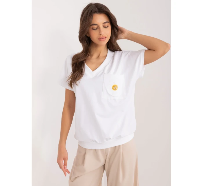 Bluzka RV BZ model 19768828 biały - FPrice Bluzka RV BZ model 19768828 biały - FPrice