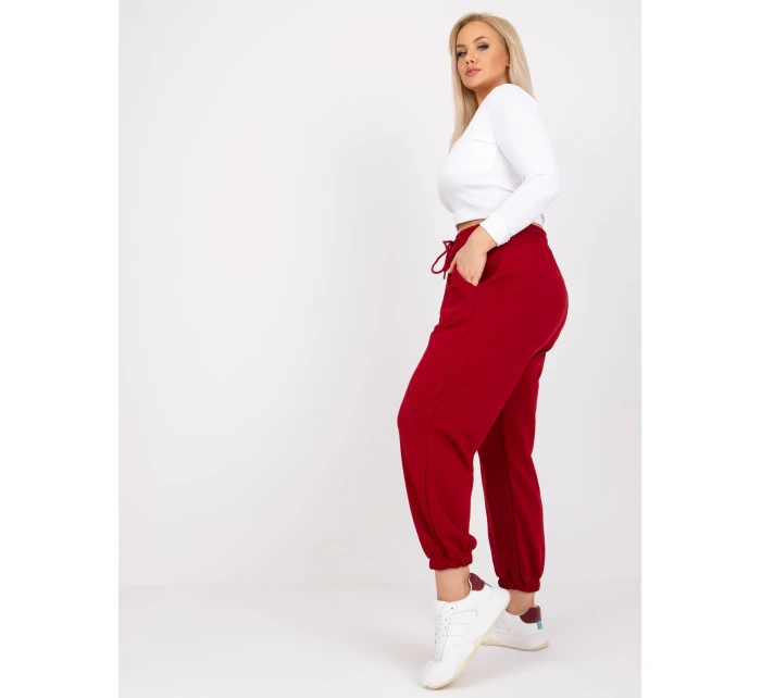 Tepláky RV DR 6331.86 kaštanová