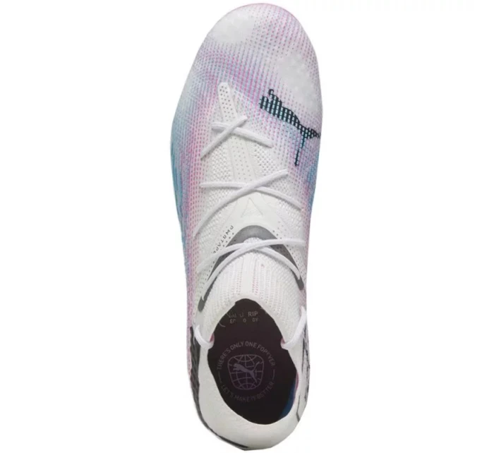 Pánské fotbalové boty / kopačky Future 7 Ultimate FG/AG M 107599 01 Bílá s růžovou - Puma
