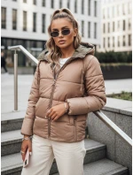 Dámská přechodná bunda oboustranně prošívaná VICTORIA SNUG zlatá TY3697