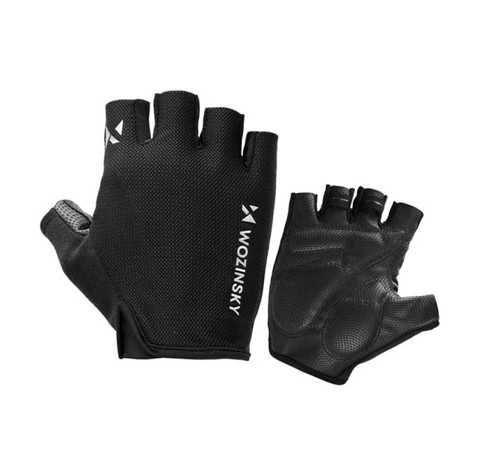 Cyklistické rukavice Wozinsky WRR-01L velikost L - černé