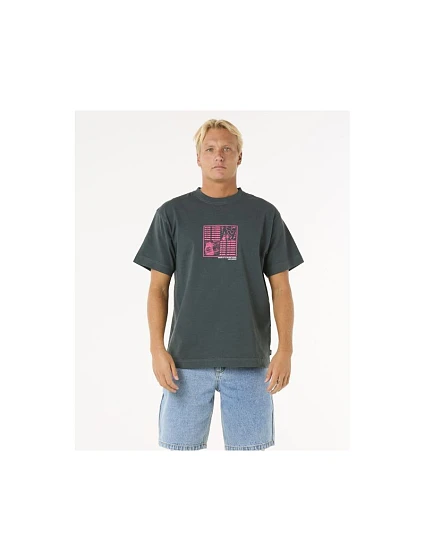 Koszulka RIP CURL Raw Energy Zine Tee turkusowy Koszulka RIP CURL Raw Energy Zine Tee turkusowy