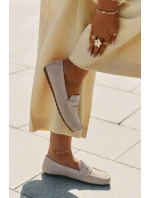 Semišové Dámské Mokasíny Big Star model 21693806 Béžové - Big Star Shoes