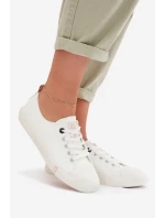 Dámské tenisky z eko kůže Big Star TT274023 Bílé Dámské tenisky z eko kůže Big Star TT274023 Bílé