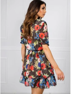 Šaty LK SK 507626.70 černá a červená