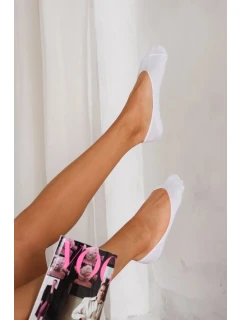 Dámské kotníkové ponožky Balerínky – bílé