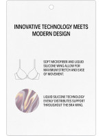 Dámská podprsenka Plunge Push-Up Bra Liquid Touch 000QF4083E2NT světle růžová - Calvin Klein