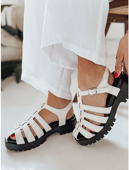 Dámské sandály bílé model 22285698 - FashionStreet Dámské sandály bílé model 22285698 - FashionStreet