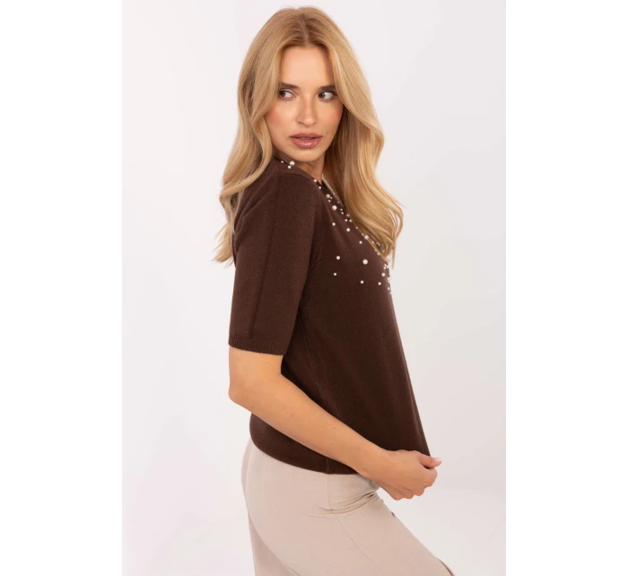 Svetr s krátkým rukávem  model 216754 Factory Price