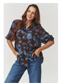 Košile s dlouhým rukávem model 219728 Makadamia