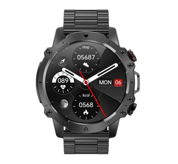 Pánské chytré hodinky BLACK Náramek + řemínek model 21806343 - RUBICON Pánské chytré hodinky BLACK Náramek + řemínek model 21806343 - RUBICON