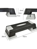 AEROBIC STEPPER 70X28CM 3 STUPNĚ NASTAVITELNÝ ENERO FIT