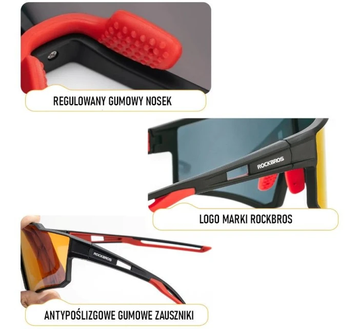 okulary sportowe z model 21857285 - Rockbros