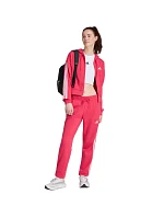 Spodnie damskie Essentials 3Stripes French Terry Cuffed różowe model 22548509 dámské - ADIDAS Spodnie damskie Essentials 3Stripes French Terry Cuffed różowe model 22548509 dámské - ADIDAS