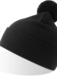 WindS Pletená čepice s bambulí black model 22450553 - Atlantis Headwear