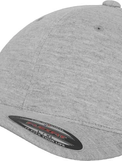 Flexfit 6778/6778T Kšiltovka Flexfit z dvojitého žerzeje 55.6778 heather grey