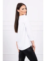 Halenka s potiskem Letní auto bílá Halenka s potiskem Letní auto bílá