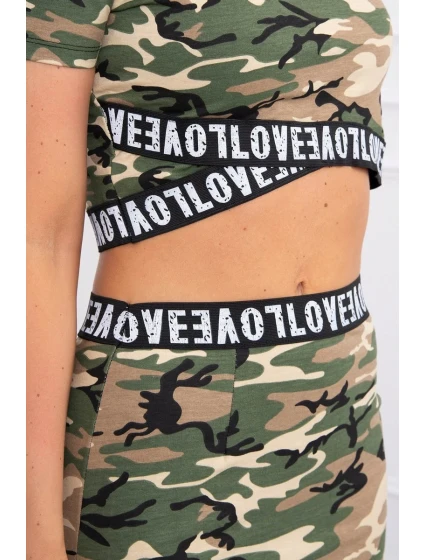 Souprava halenky se sukní model 18744661 - K-Fashion Souprava halenky se sukní model 18744661 - K-Fashion