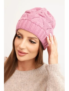 Fleecová čepice Marta K231 ecru