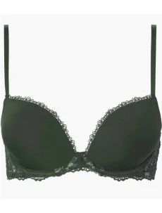 Dámská podprsenka QF6394E 0SR khaki Calvin Klein