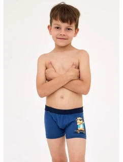 Dětské boxerky Capybara 2 Boy 701/150 Tmavě modrá s potiskem - Cornette