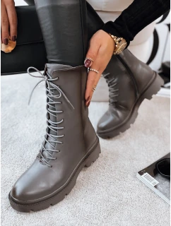 dámské kozačky šedé Dstreet model 21972134 - FashionStreet