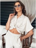 Dámská košile béžová Dstreet model 21977029 - FashionStreet