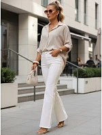 Jeansy damskie  stan białe model 22136225 - FashionStreet