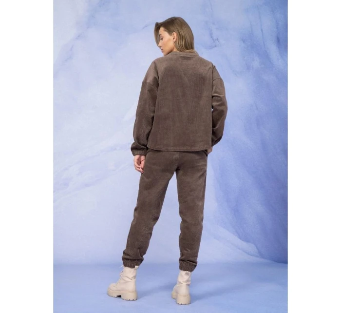 Dámská manšestrová mikina s kapucí OUTHORN OTHAW22TSWSF076-80S