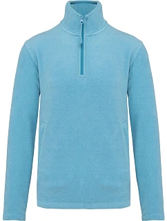 K 912 Mikrofleecová mikina s 1/4 zipem  blue heather model 22439286 - Kariban