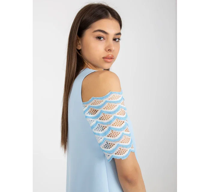 LK SK 506654 šaty.52 světle modrá