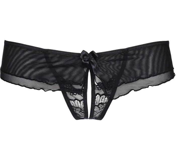 Tanga Plus Size V-8708 černá - Axami