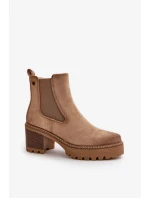 Boty na podpatku model 199294 Step in style Boty na podpatku model 199294 Step in style