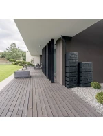 Nádrž na dešťovou vodu TOWER STONE 350L SMOOTH GRAY dětské