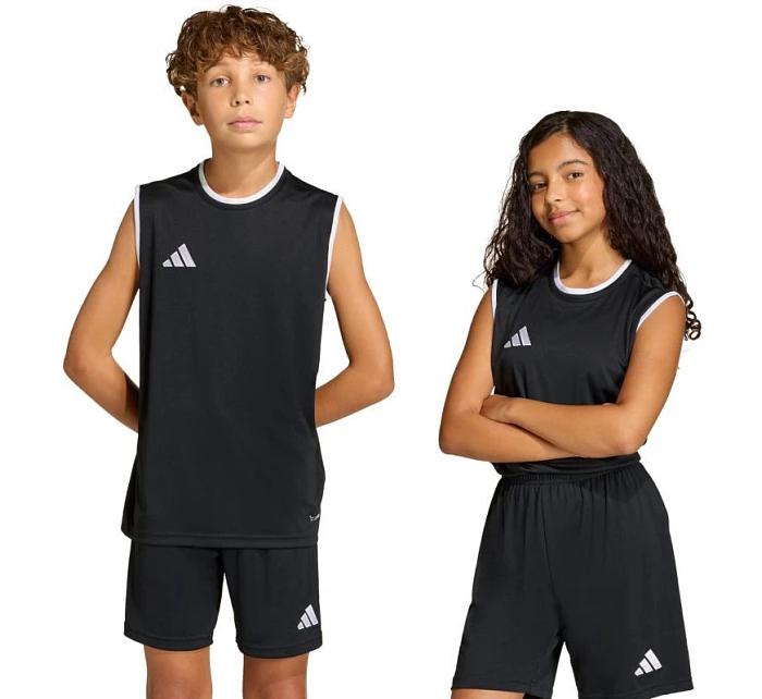 Adidas Entrada 26 dětský dres bez rukávů černý KB3933