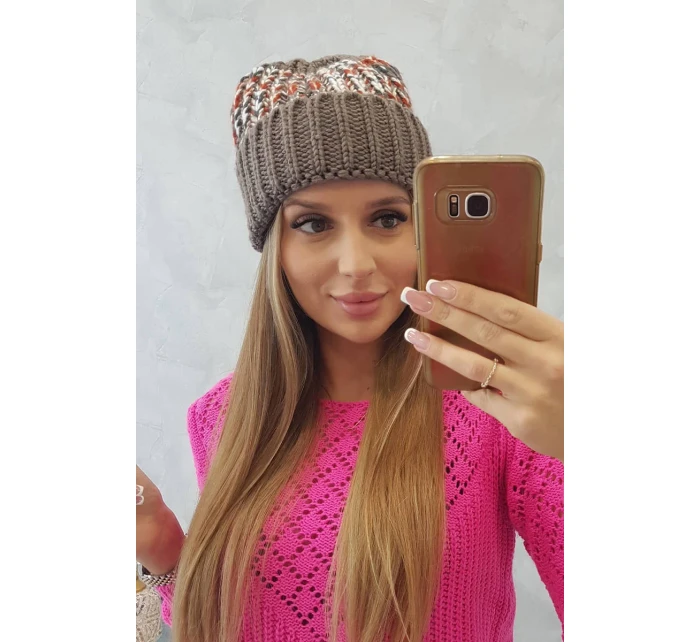 Dámská čepice Iris K348 cappuccino