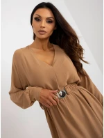 Dámské šaty TW SK BI 2021706 .93P velbloud - FPrice Dámské šaty TW SK BI 2021706 .93P velbloud - FPrice