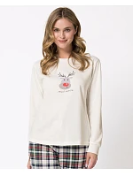 Pyžamo Leveza 1806 Weronika, dlouhé rukávy, velikosti S–XL Pyžamo Leveza 1806 Weronika, dlouhé rukávy, velikosti S–XL