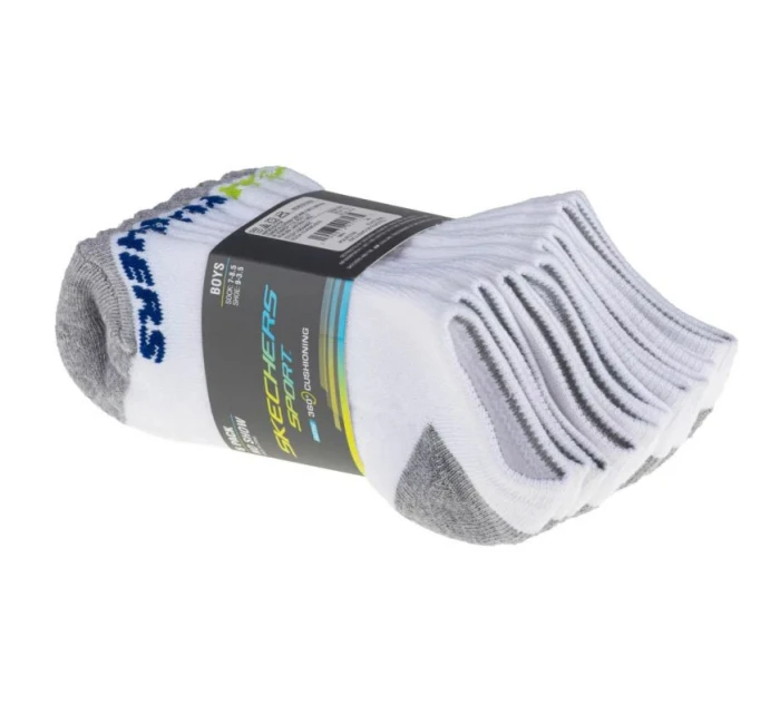 Skechers 6ks ponožek No Show S108264-WHT