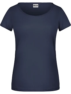 Dámské tričko z bio bavlny 02. navy model 22533859 - Daiber