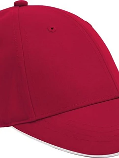 B 6 panelová kšiltovka  53. classic red/white model 22411693 - Beechfield