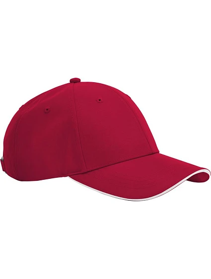 Beechfield B 195R 6 panelová kšiltovka "Team Sports-Tech" 53.195R classic red/white Beechfield B 195R 6 panelová kšiltovka "Team Sports-Tech" 53.195R classic red/white