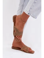 Dámské ploché žluté pantofle Zinnia Dámské ploché žluté pantofle Zinnia