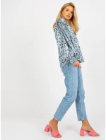 Dámská košile LK KS  černá a modrá  model 18132708 - FPrice